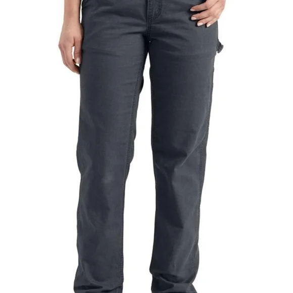 NWT ✨️ Carhart Cargo Pants, Grey Charcoal Color, Size 10 Tall - Picture 2 of 6
